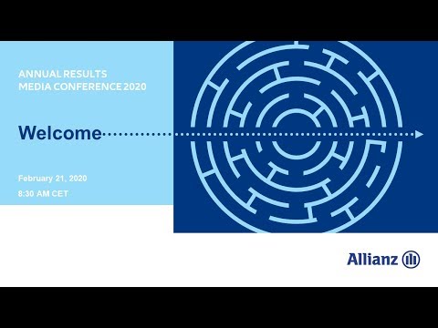 Allianz Financial Results 2019: Annual Media Conference