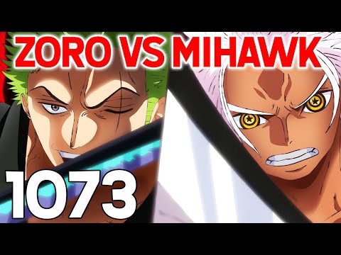 ONE PIECE 1073 - ZORO VS SÉRAPHIN MIHAWK ! KIZARU ! LE GOROSEI ! WEEBLE ! RYOKUGYU | REVIEW MANGA