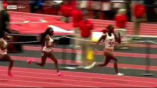 Julien Alfred 7.03s 60m heats at the Big 12 Indoor Championships!🔥 #60m #ncaa #short #big12