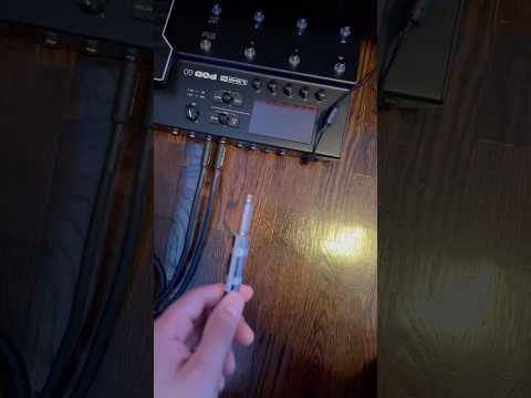 How to do the 4 CABLE METHOD for your Multi-FX Pedal 🎵 #pedalboard #podgo #guitarist #guitar