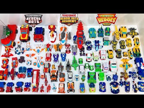 Every Transformers Rescue Bots Toy We Own UPDATE! Over 100 Rescue Bots!