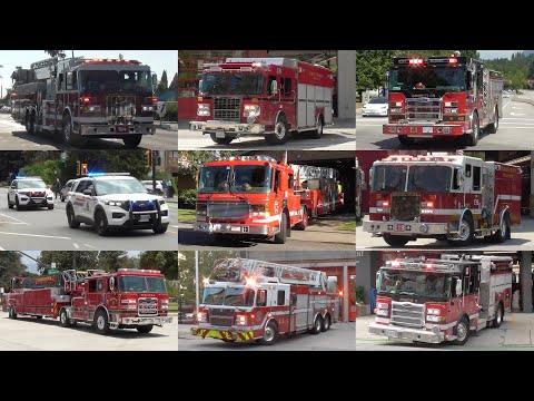 Fire Trucks Police & EMS Responding Compilation 2025 #15: July 2025 Recordings