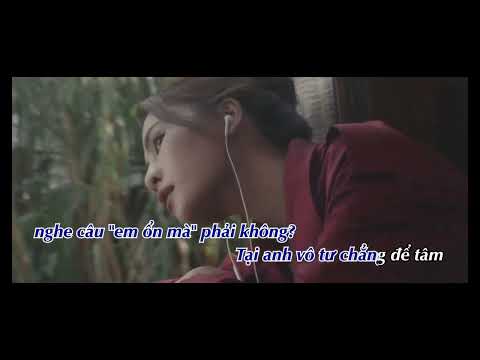 [KARAOKE NAM] Vì Em Chưa Bao Giờ Khóc - Hà Nhi (-6 tone)