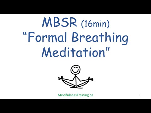 MBSR Formal Breathing Meditation 15 min