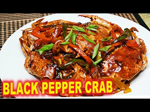 HOW TO COOK BLACK PEPPER CRAB | CRAB IN BLACK PEPPER SAUCE
