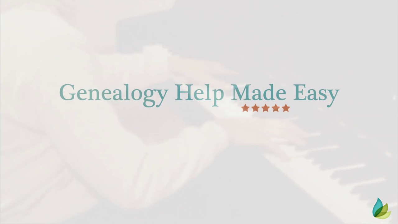 Genealogy Virtual Consultation | Have Your Genealogy Questions Answered by an Expert