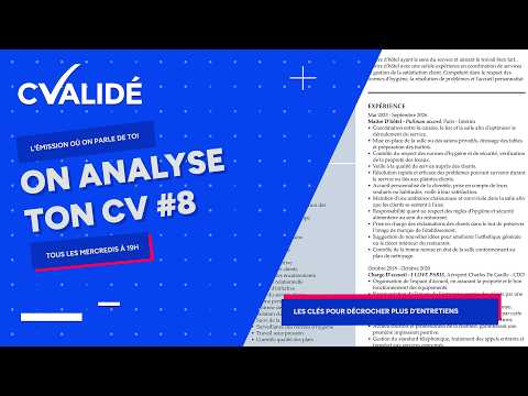 On analyse ton CV en live #8
