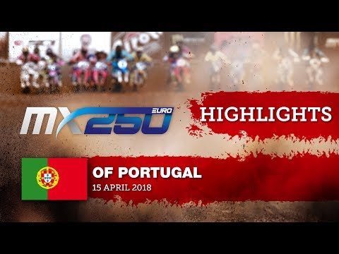 EMX250 Race2 Highlights - Round of Portugal 2018 #motocross