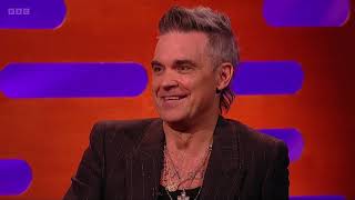Robbie Williams on The Graham Norton Show. 30 Sep 22. Chat part. Song part in the description