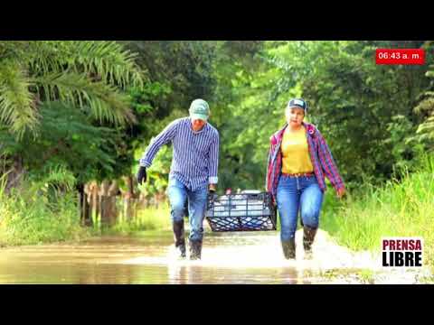 Damaris Abril -  Nuevamente se registran inundacioneres en zona rural de Trinidad