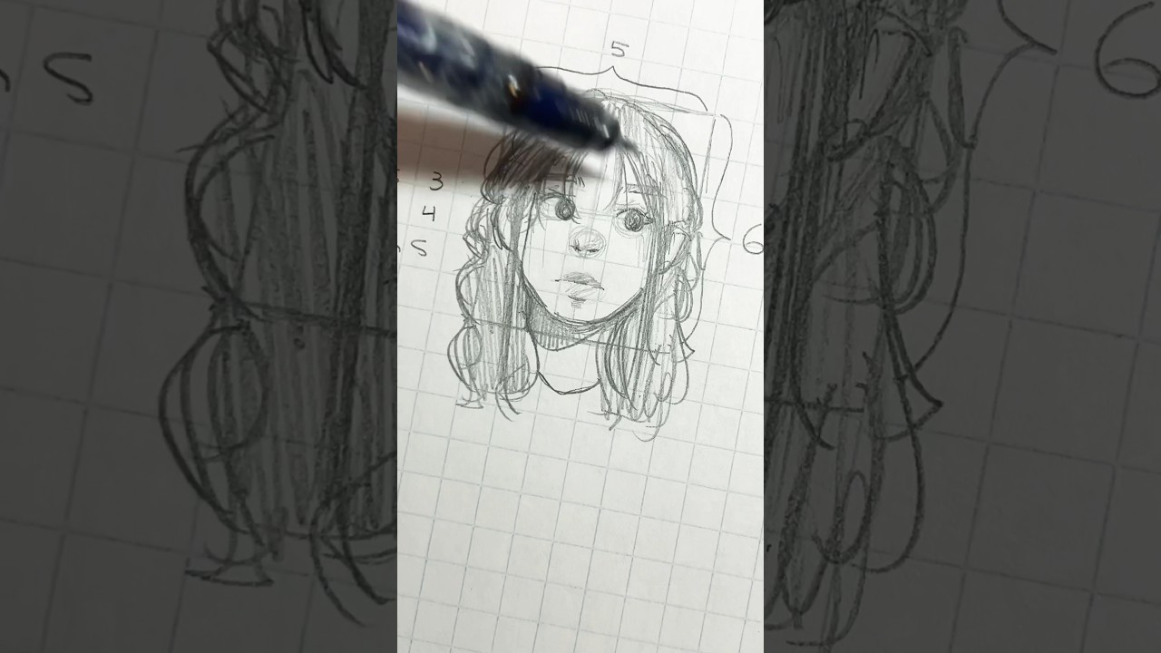 face tutorial || draw with me #drawing #shorts #art #trending