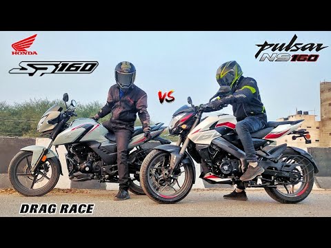 Honda sp 160 vs pulsar ns160 E20 || Drag Race || Amazing Result !