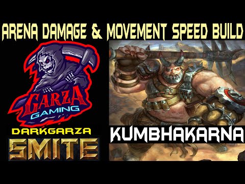 Smite Arena Kumbhakarna Damage & Movement Speed Build | Newbie Friendly GOD