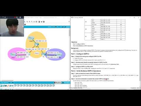 [CCNA 3]PT 9.2.2.7 Packet Tracer - Configuring Multiarea OSPFv3 (ver.KOR)