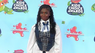 Celina Smith 2025 Kids' Choice Awards Orange Carpet