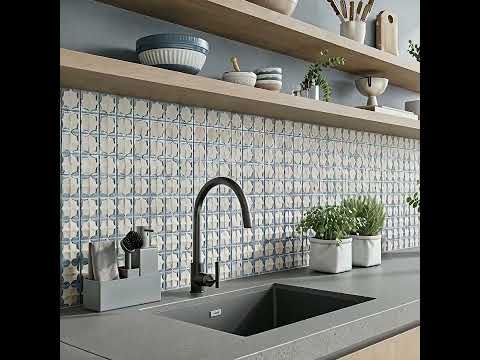 Carrelage mur Baratti décor beige océan 31x56 cm