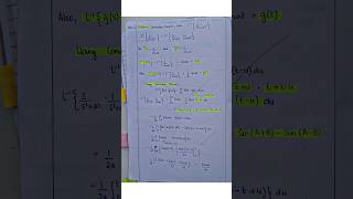 Convolution Theorem question- Laplace Transform Btech Advanced Applied Mathematics 🐌#education #aktu