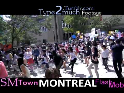 SMTOWN MONTREAL FLASH MOB 07/02/11