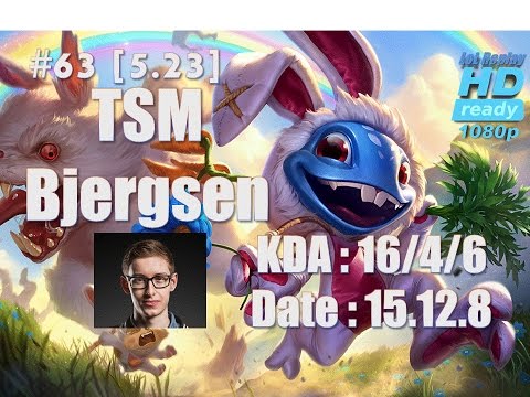 15.12.8 Team Solo Mid Bjergsen Mid Lane Fizz Hardcarry [1080p]#63