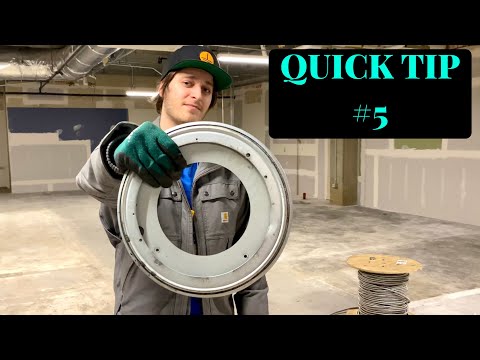 Electrician Quick Tip #5 - Spooling Off MC Trick