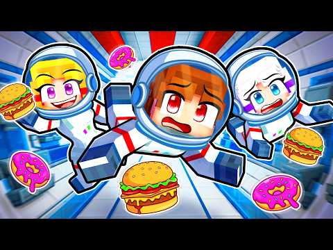 We Survived 100 DAYS In SPACE In Minecraft...