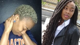 Goddess Locs on VERY Short Natural Hair | WildlyBrittish
