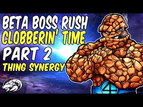 Beta Boss Rush Thing Bashing Synergy Part 2 | Summer Showdown | MCOC