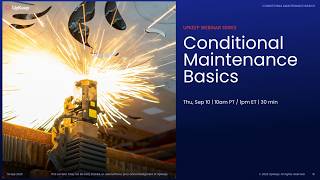 Onboarding Essentials | Learn the Basics of Conditional Maintenance