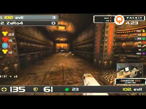 QuakeCon 2013 Duel (LB) Loser Bracket Final Evil vs Zero4 (map 1 of 3)