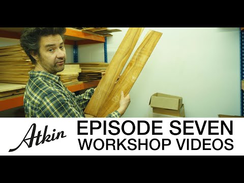 Atkin Guitars Workshop Videos Ep 7 - fitting tops and back, our wood store and new CNC