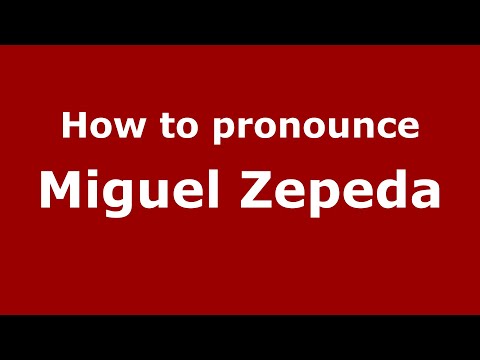 How to pronounce Miguel Zepeda (Mexico/Mexican Spanish) - PronounceNames.com