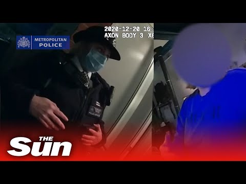 Police arrest COVID-19 tier 4 rule-breakers in new footage