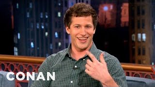 Andy Samberg on Rahm Emanuel &amp; &quot;That&#39;s My Boy&quot; | CONAN on TBS