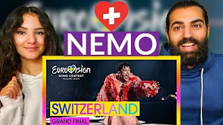 🇨🇭Reacting to Nemo - The Code (LIVE) | Switzerland | Grand Final | Eurovision 2024