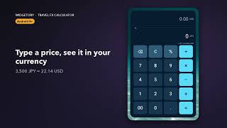 Travel Currency Converter Widget for Android | Widgetory FX Calculator