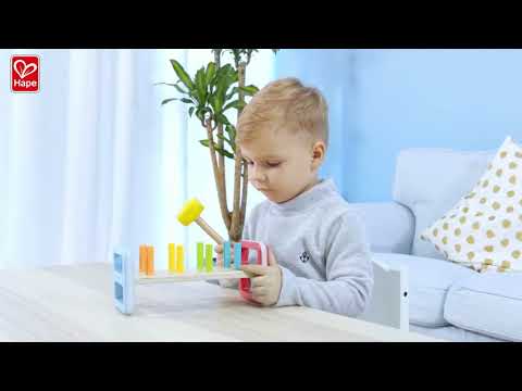 HAPE Lavinanamis žaislas Spalvingas grūstuvėlis, E0506B