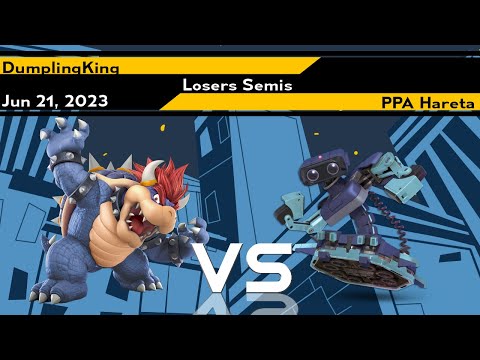 Xeno298  Losers Semis - DumplingKing (Bowser Blue) vs Hareta (ROB Blue) - Super Smash Bros Ultimate
