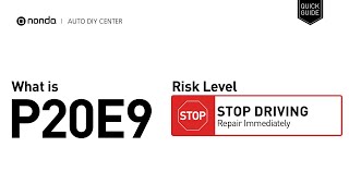 dtc p20e9 quickly Fix