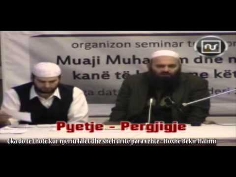 Çka do të thotë kur njeriu falet dhe sheh dritë para vehte - Hoxhë Bekir Halimi