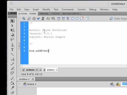 Actionscript 3 Basic Button
