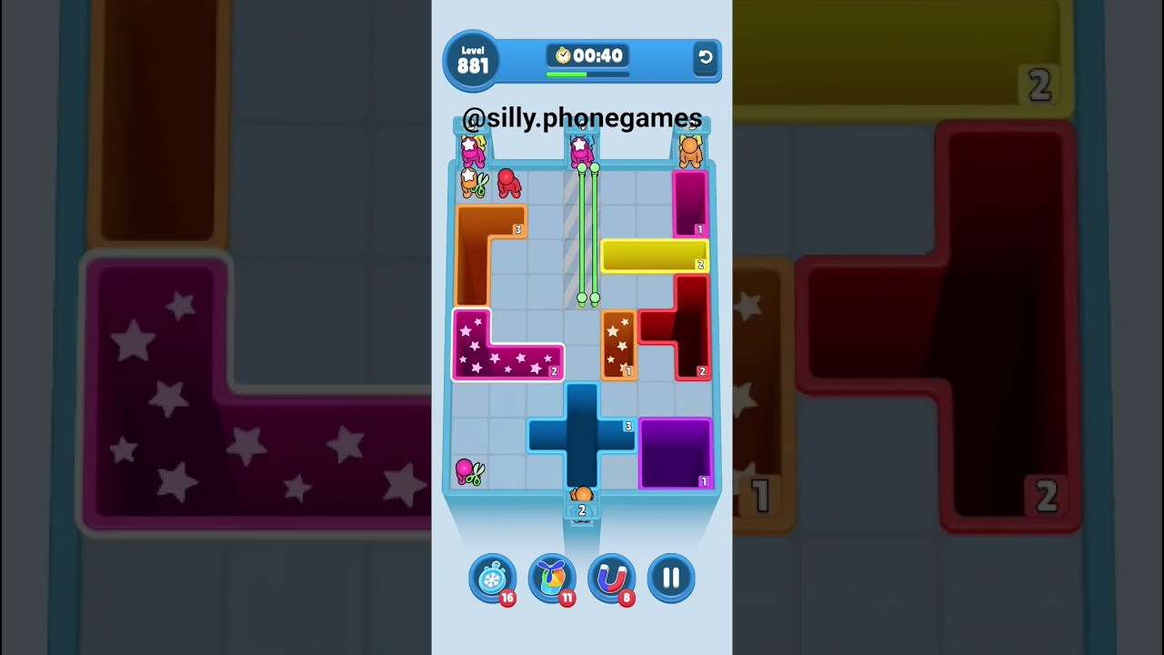 Drop Away Level 881 Walkthrough Solution