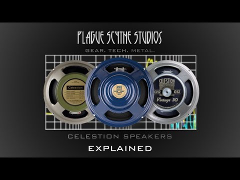 Guitar Speakers & 12" Celestion Models - Explained