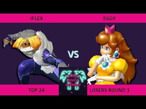 CG | Jflex (Sheik) vs. Eggy (Peach) - ECF 176 Top 24 Losers Round 3 SSBM