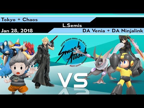 SmashAttack 24 - [L.Semis] Tokyo + Chaos vs DA Venia + DA Ninjalink