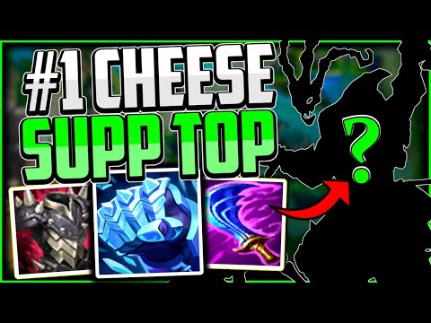 This Support is ACTUALLY a Secret TOP LANE CARRY!👌 (#1 CHEESE SUPPORT TOP LANER) - League of Legends