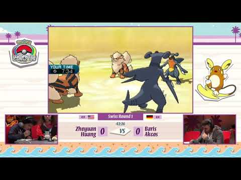 2017 Pokemon World Championships VGC Masters Day 2 - Zheyuan Huang vs Baris Akcos - Swiss R1