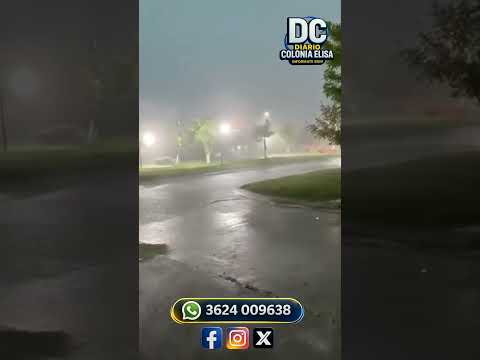🌧️📍 LA TIGRA: INTENSA LLUVIA EN LA LOCALIDAD CHAQUEÑA
