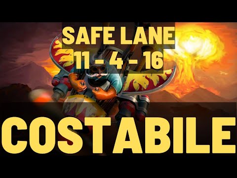 1️⃣ Costabile Gyrocopter Carry Player Perspective 🔥 | 7.34b Full Gameplay  #dota2