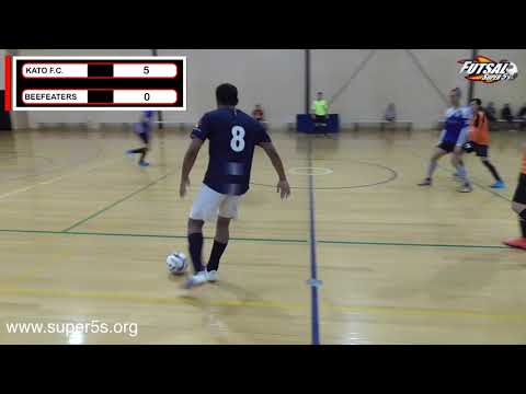 Futsal Super 5s Vermont South Div A Men's GF : BEEFEATERS v KATO F C  20:03:2018