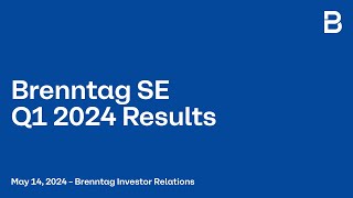 Brenntag SE – Q1 2024 Results Presentation